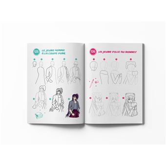 Mes 300 modèles mangas à dessiner en pas à pas