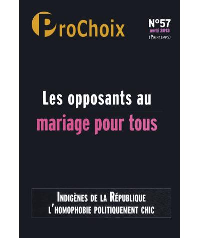 Les opposants au mariage pour tous