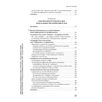 Partis politiques et protestations au Maroc (1934-2020)