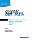 Guide de la rédaction des actes notariés