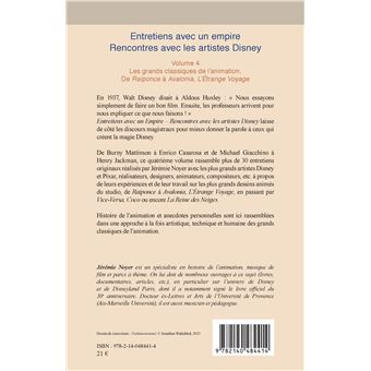 Entretiens avec un empire. Rencontres avec les artistes Disney
