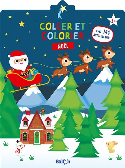 Coller et colorier - Noël - broché - Collectif - Achat Livre | fnac