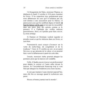 Deux années à méditer