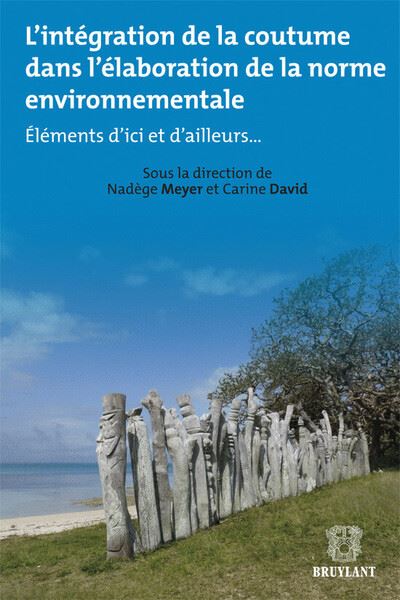 L'intégration de la coutume dans l'élaboration de la norme environnementale: éléments d'ici et d'ail - Nadège Meyer - broché