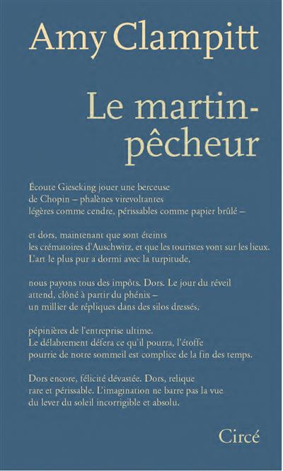 Le martin-pecheur - Amy Clampitt - broché