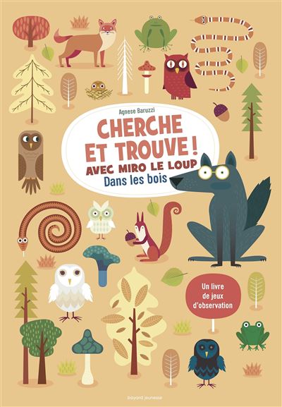 Cherche et trouve ! Avec Miro le loup dans les bois - Melina Mattia - broché