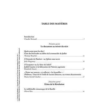 L'histoire feuilletée