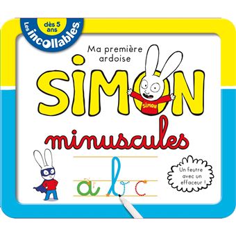 Les Incollables - Ardoises effacables Simon - Minuscules