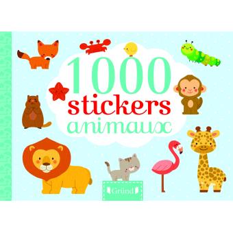 1 000 stickers animaux