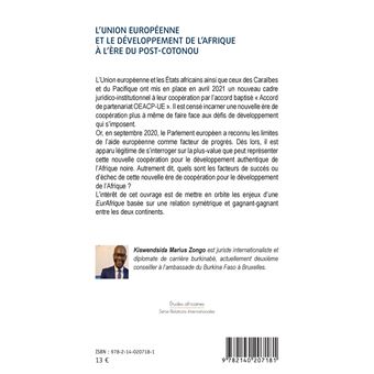 L' Union européenne et le développement de l'Afrique à l'ère post-Cotonou