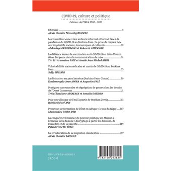 Covid-19, culture et politique