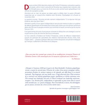 La pensée stratégique arménienne