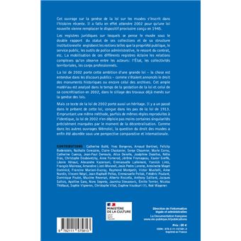 2002. Genèse d'une loi sur les musées