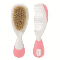 CHICCO FND BROSSE ET PEIGNE ROSE - 0M+