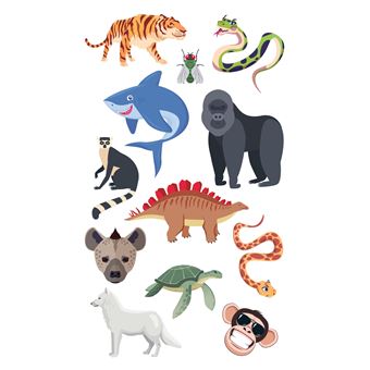 Mes jolis tatouages - Animaux étonnants