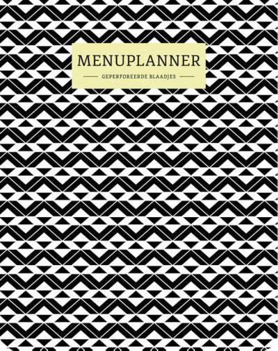 Menuplanner - Black & White