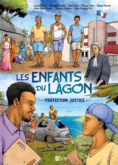 LES ENFANTS DU LAGON. Protection Justice - Martial Debriffe - cartonné