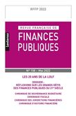 Revue Française de Finances Publiques N°158-2022