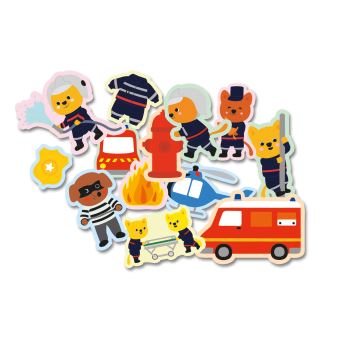 Ma pochette de gommettes - 100 pompiers et policiers