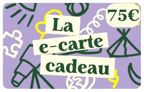 E-carte Nature Découvertes 75€
