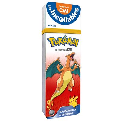 Les incollables - je rentre en cm1 avec pokemon -  Collectif - Boîte ou accessoire
