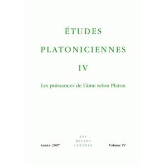 Études platoniciennes IV