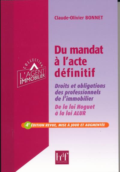 Du mandat à l'acte définitif