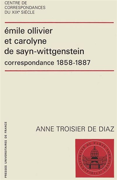 Émile Ollivier et Carolyne de Sayn-Wittgenstein