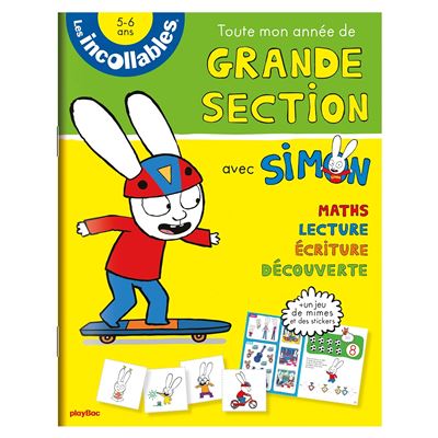 Les incollables - Toute mon année de Grande Section avec Simon -  Collectif - broché