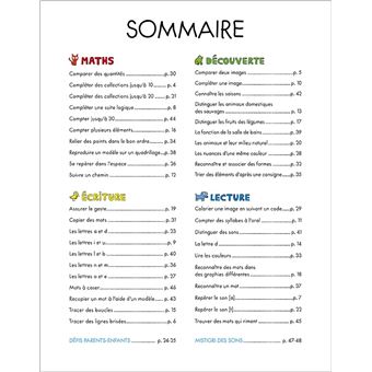 Les incollables - Toute mon année de Grande Section avec Simon