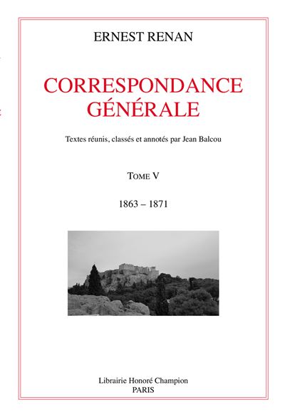 Correspondance generale,5:1863-1871