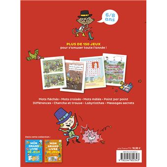 Mon grand livre de jeux pour toute l'année