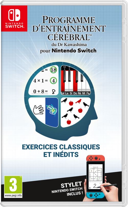 Programme d'entraînement cérébral du Dr Kawashima Nintendo Switch - Jeux  vidéo - Achat & prix
