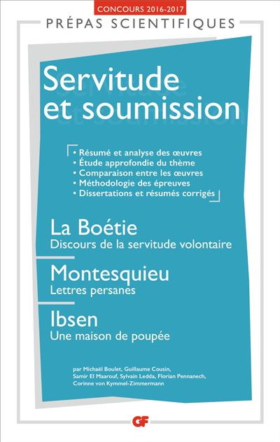Servitude et soumission