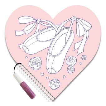 Mon carnet c ur à colorier danse