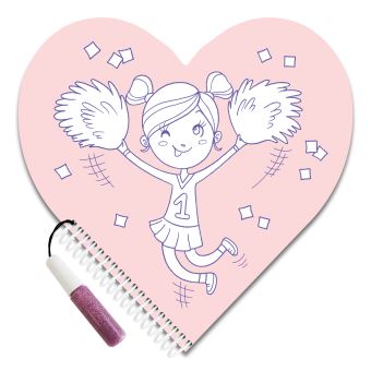 Mon carnet c ur à colorier danse