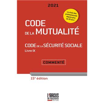 Code de la mutualité 2021 15ème édition