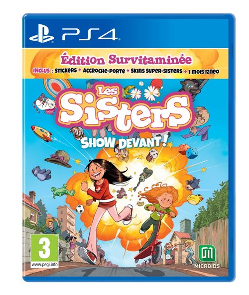 Pochette avant du jeu Les Sisters Show devant ! Edition Survitaminée PS4
