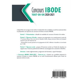 Concours IBODE 2020-2021 Tout-en-un