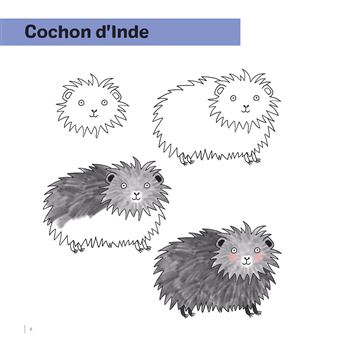 Dessins d'animaux en 5 étapes