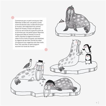 Dessins d'animaux en 5 étapes