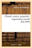 Charité, justice, propriété : organisation sociale