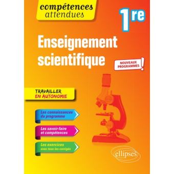 Enseignement Scientifique - Première - Nouveaux Programmes Première ...