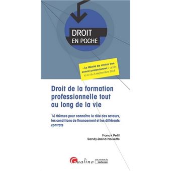Droit de la formation professionnelle tout au long de la vie