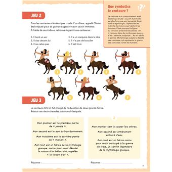 Mon cahier de jeux   Créatures légendaires (7+)