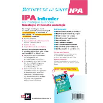 Infirmier en Pratique Avancée - IPA - Mention Oncologie et hémato-oncologie
