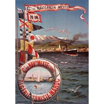 Alger, Cap 71, Paquebot Kairouan, Compagnie de Navigation Mixte | usage