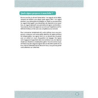 Bébé s'exprime par signes