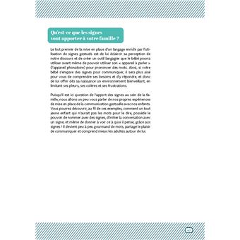 Bébé s'exprime par signes