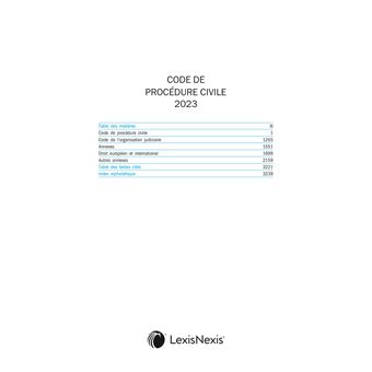 Code procedure civile 2023 jaquette flowerpower